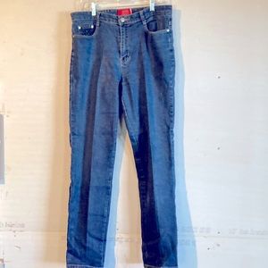 Vintage Cos Blue Distressed Jeans Bay y2k Style Skinny Casual Denim Women Pants